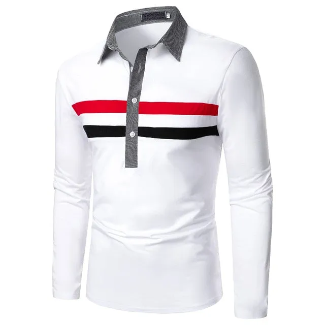 Long Sleeve Three Colour Casual Top