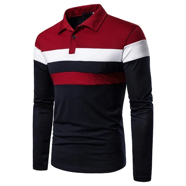 Long Sleeve Three Colour Casual Top