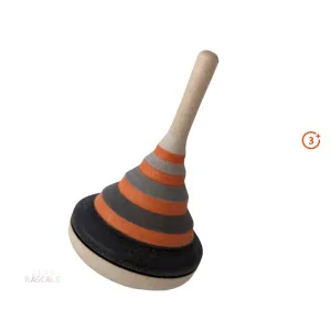 Mader Lady Grey Spinning Top - Orange