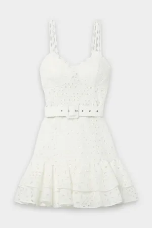 Marianne Short Dress in White