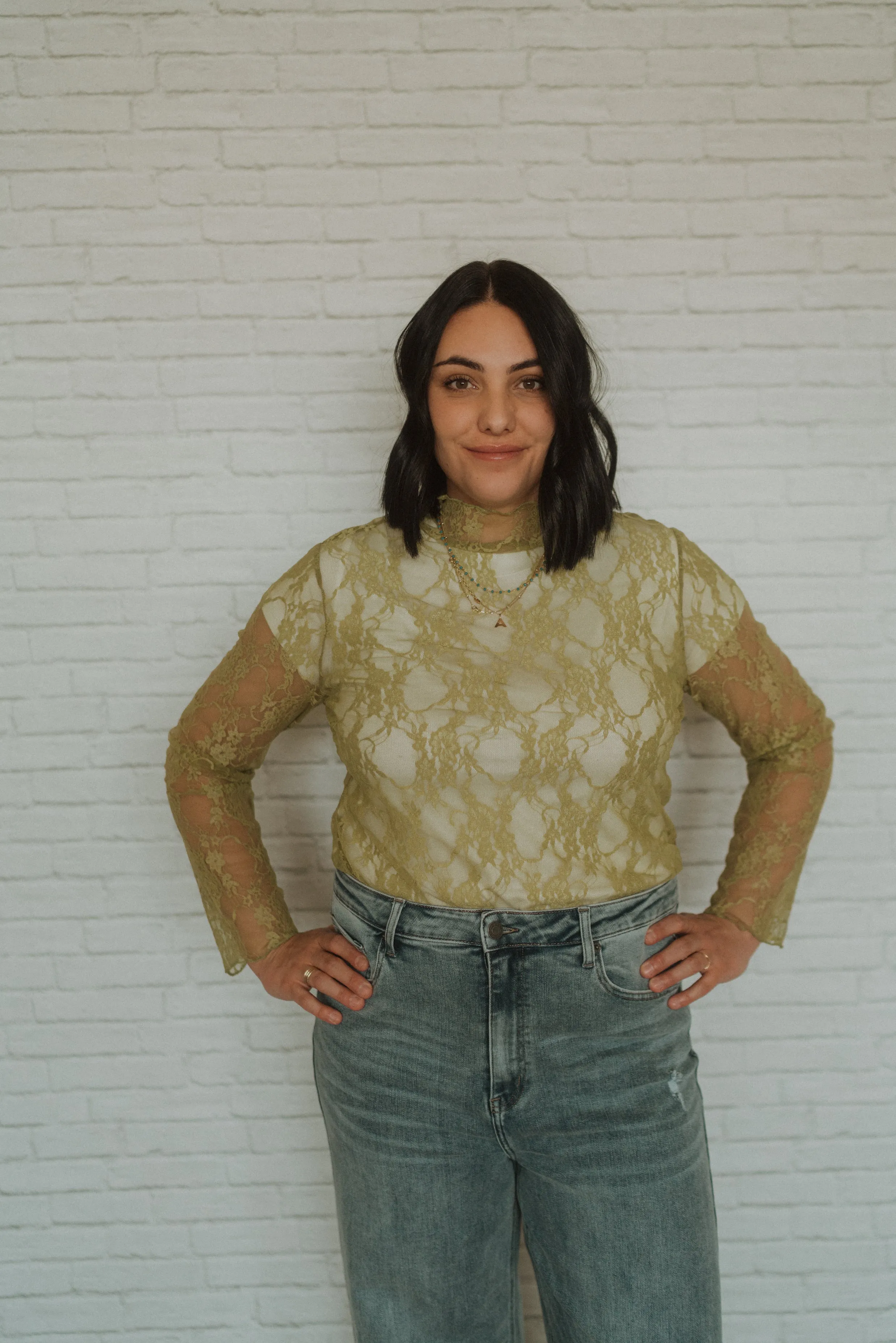 Mary Beth Lace Top | Extended Sizing