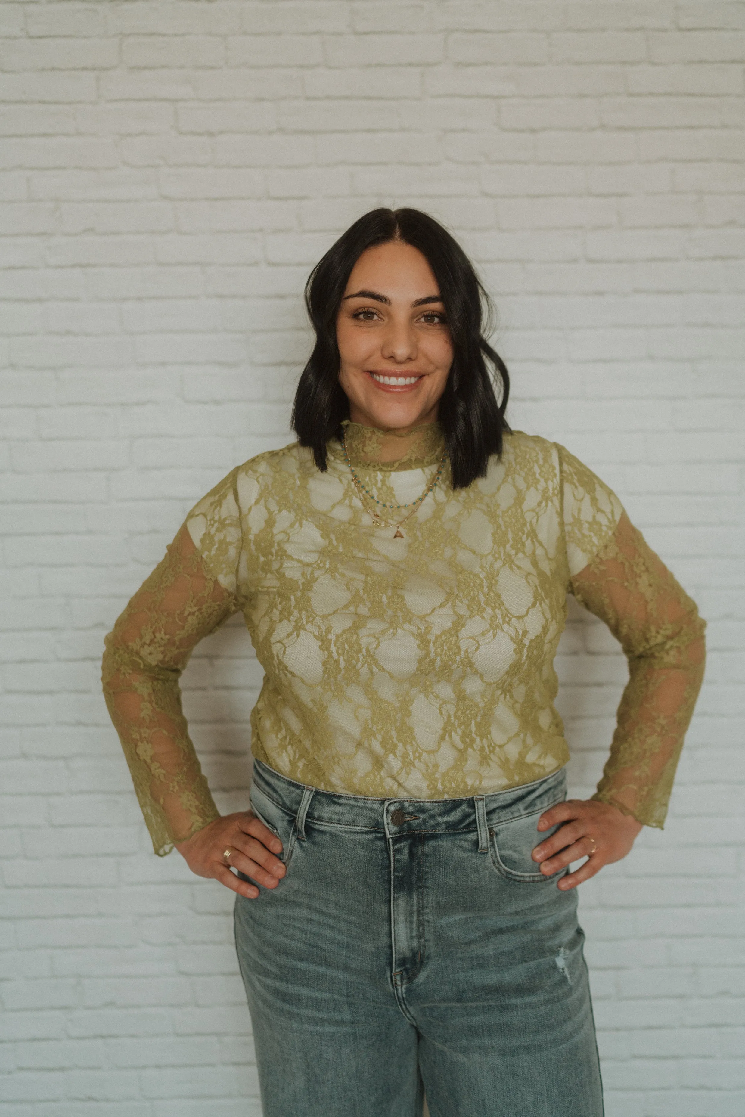 Mary Beth Lace Top | Extended Sizing