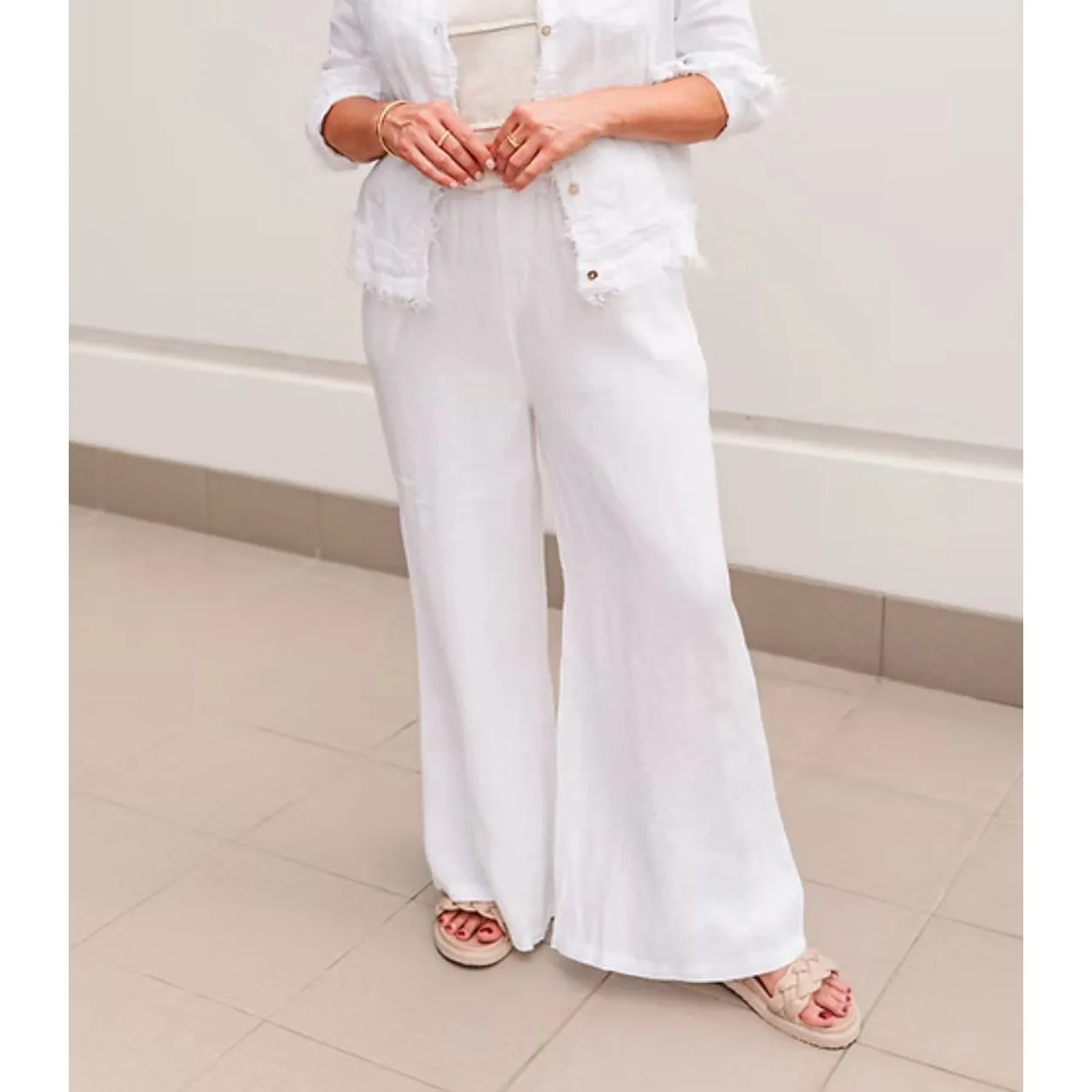 Mary linen pants