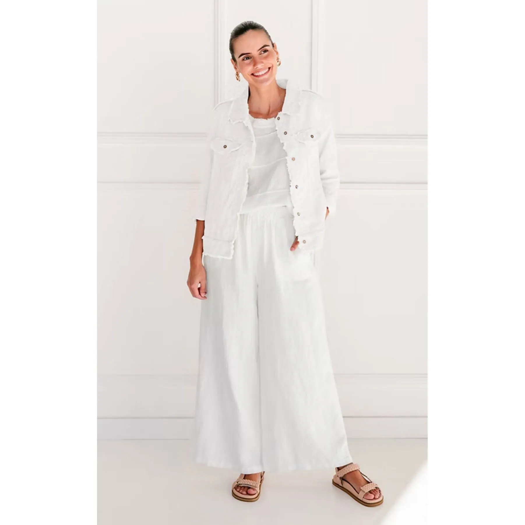 Mary linen pants
