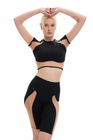MÆD Laekker 1.0 Top - Black/Sand