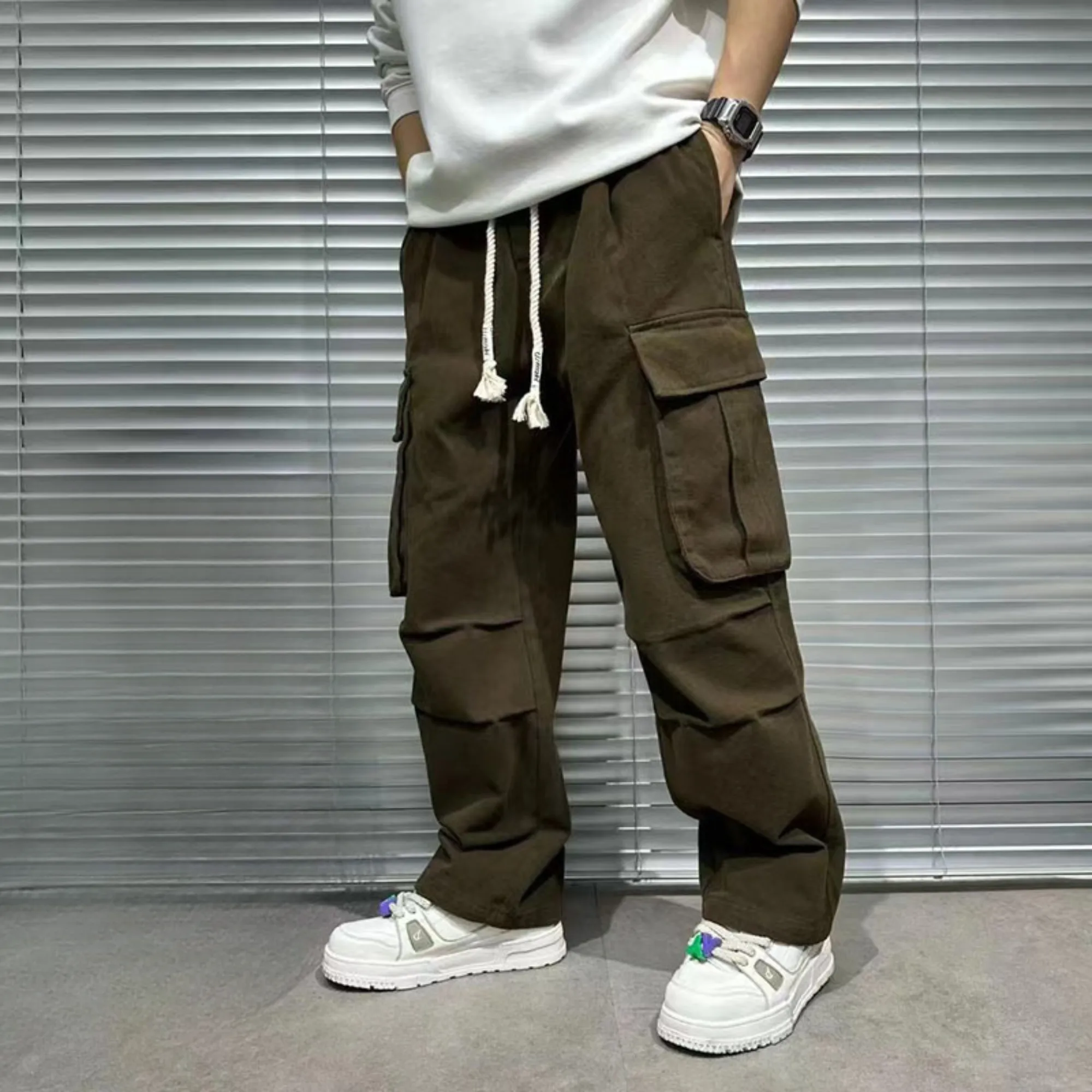 Men's Brown Cargo Pants