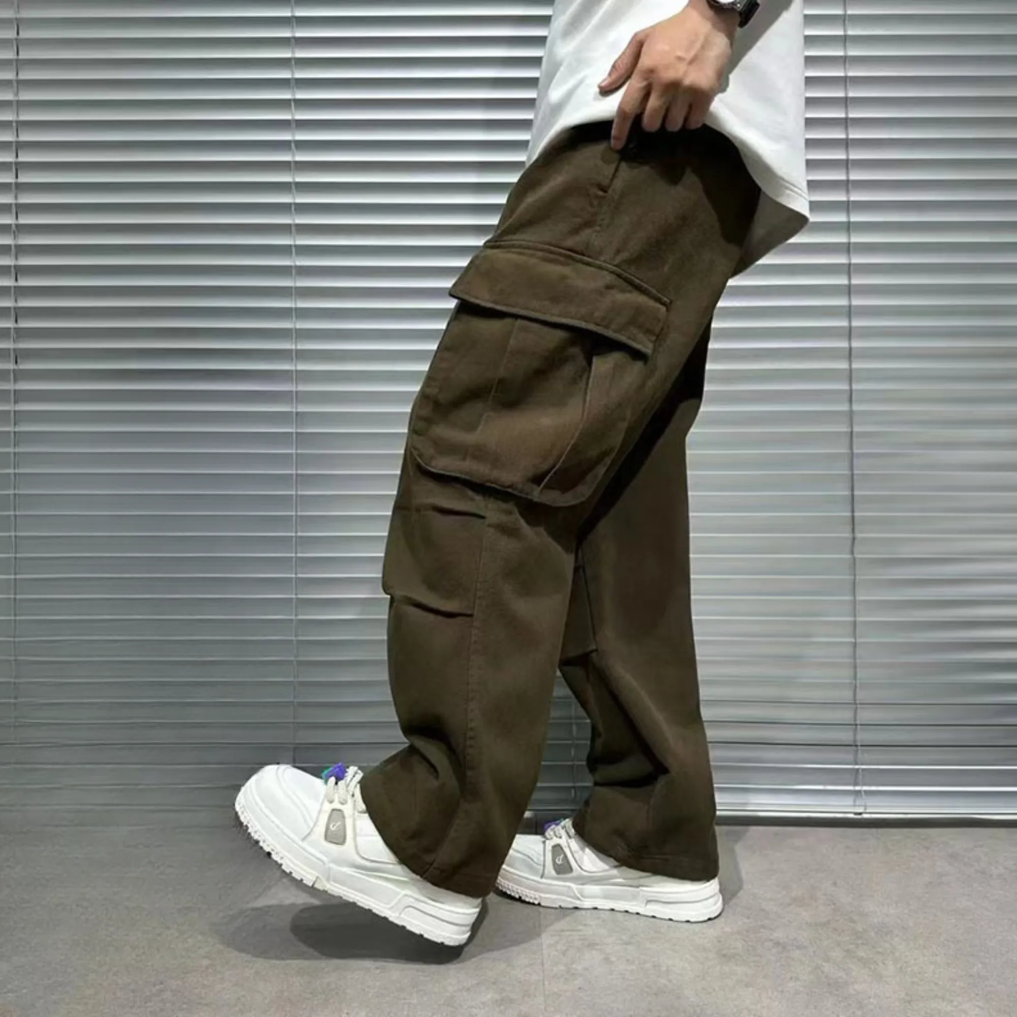 Men's Brown Cargo Pants