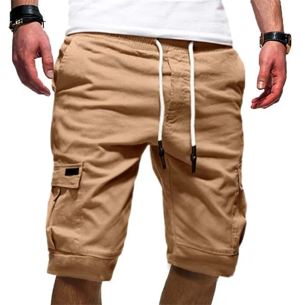 Mens Casual Jogger Sports Cargo Shorts Trousers Mens Summer Clothing