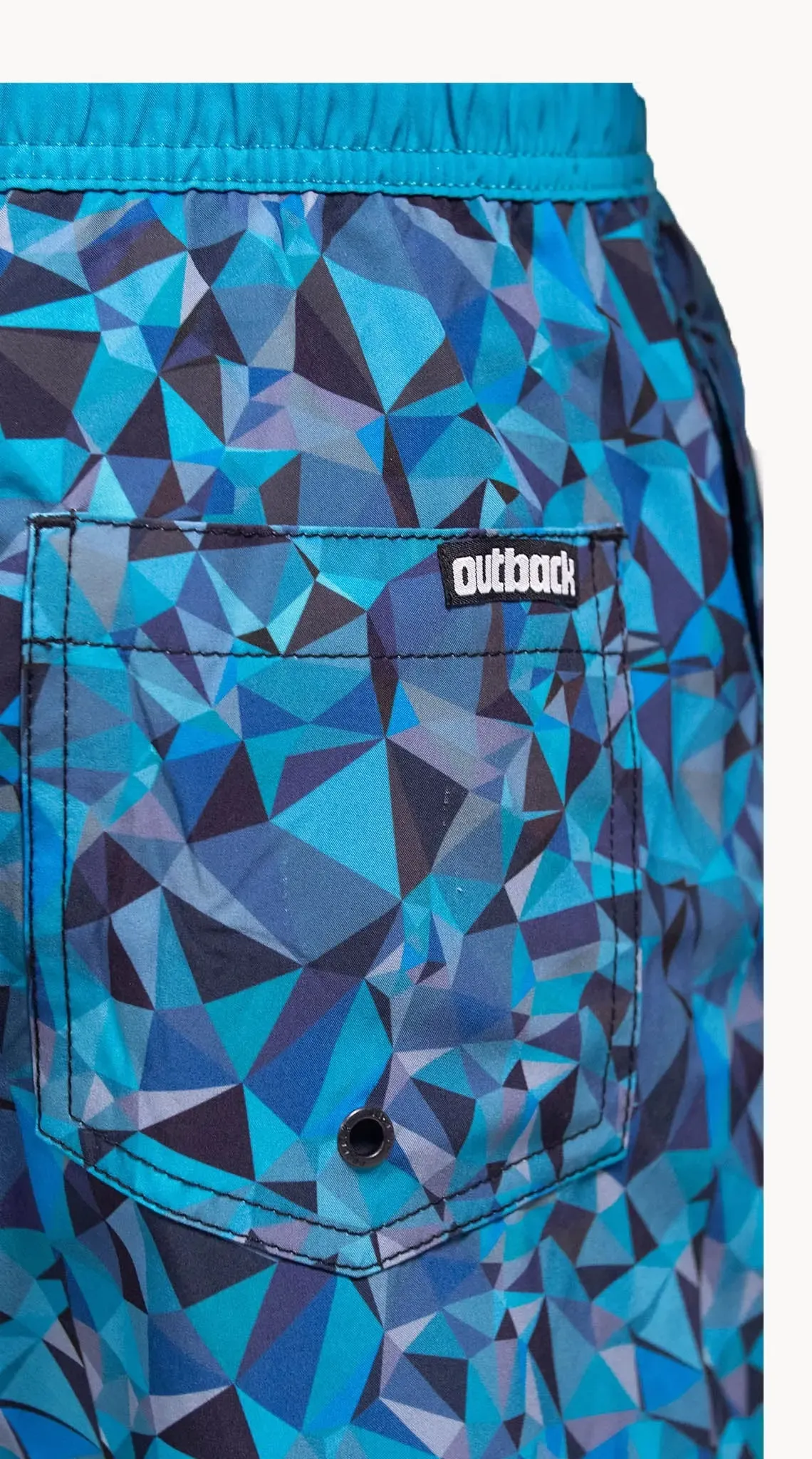 Men's Elastic Waist Boardshorts - Diamond Reef