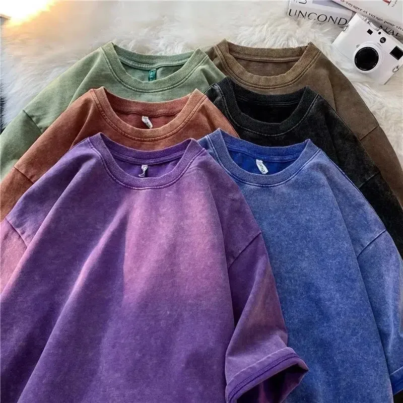 Men's Oversized Y2K Casual Cotton Tee