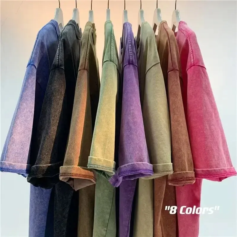 Men's Oversized Y2K Casual Cotton Tee