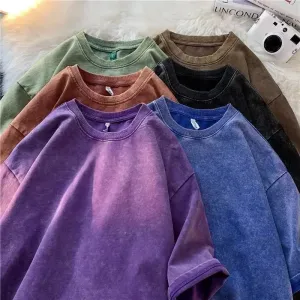 Men's Oversized Y2K Casual Cotton Tee