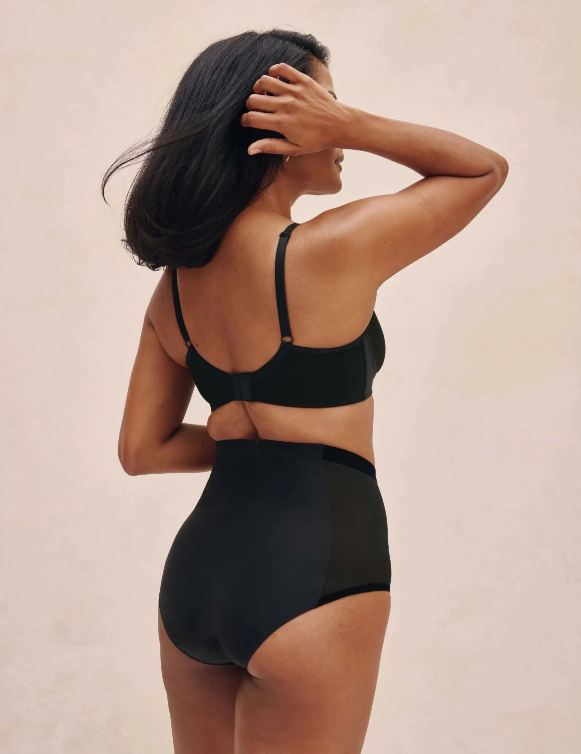 Mesh Deep V Bra & Underwear Set