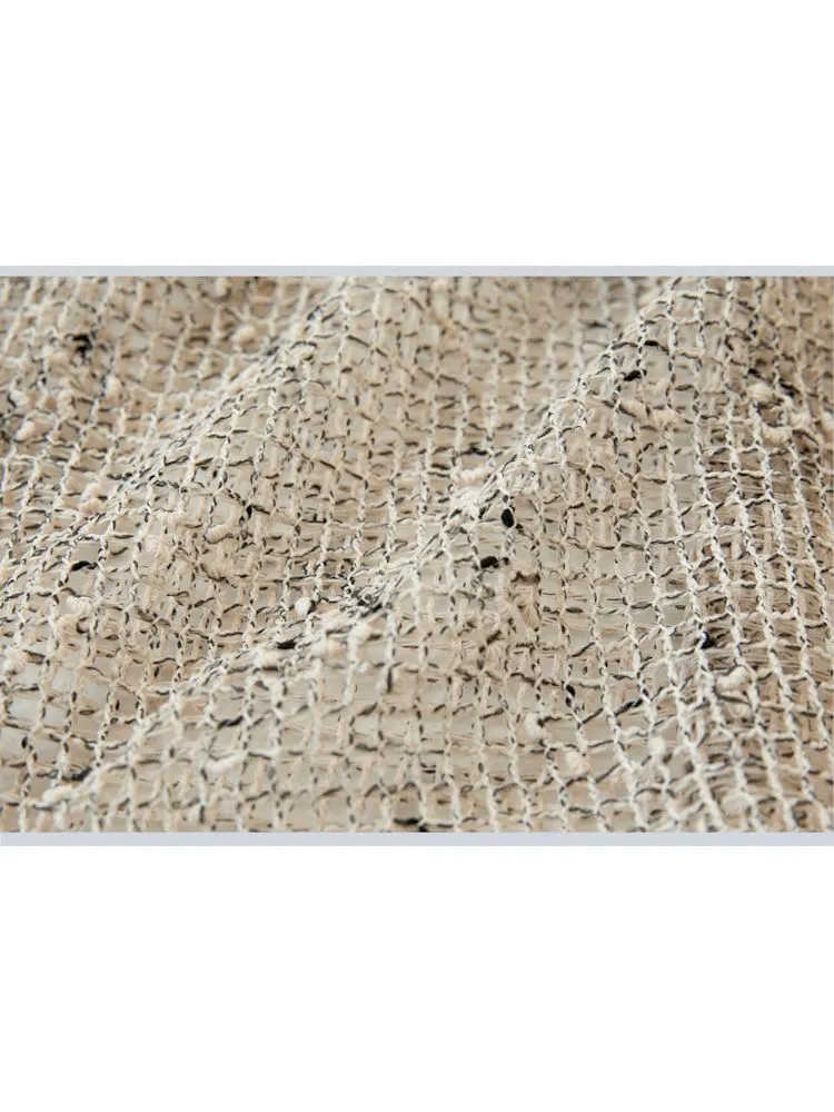 mesh hole hollow long T
