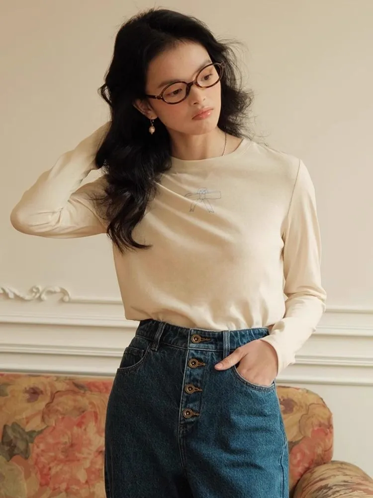 Mesh Long Sleeve Tee