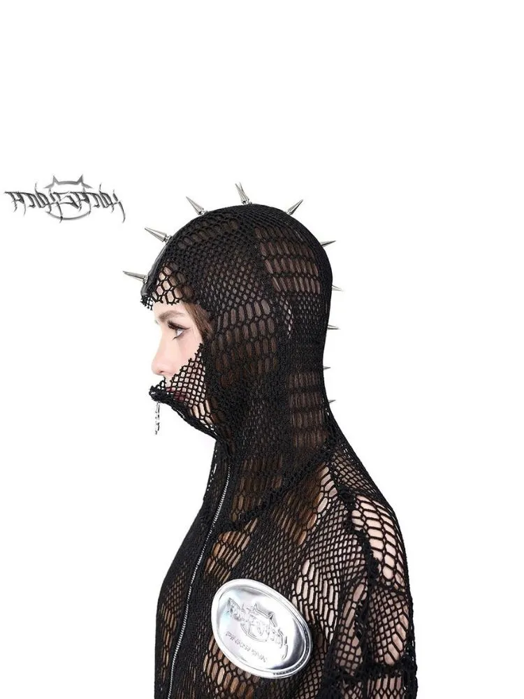 Mesh Patch Long Sleeve T