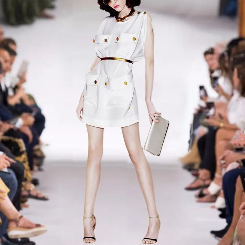 Mini Dress Runway Summer Fashion