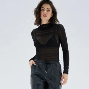 MINKPINK Rabia Mesh Top