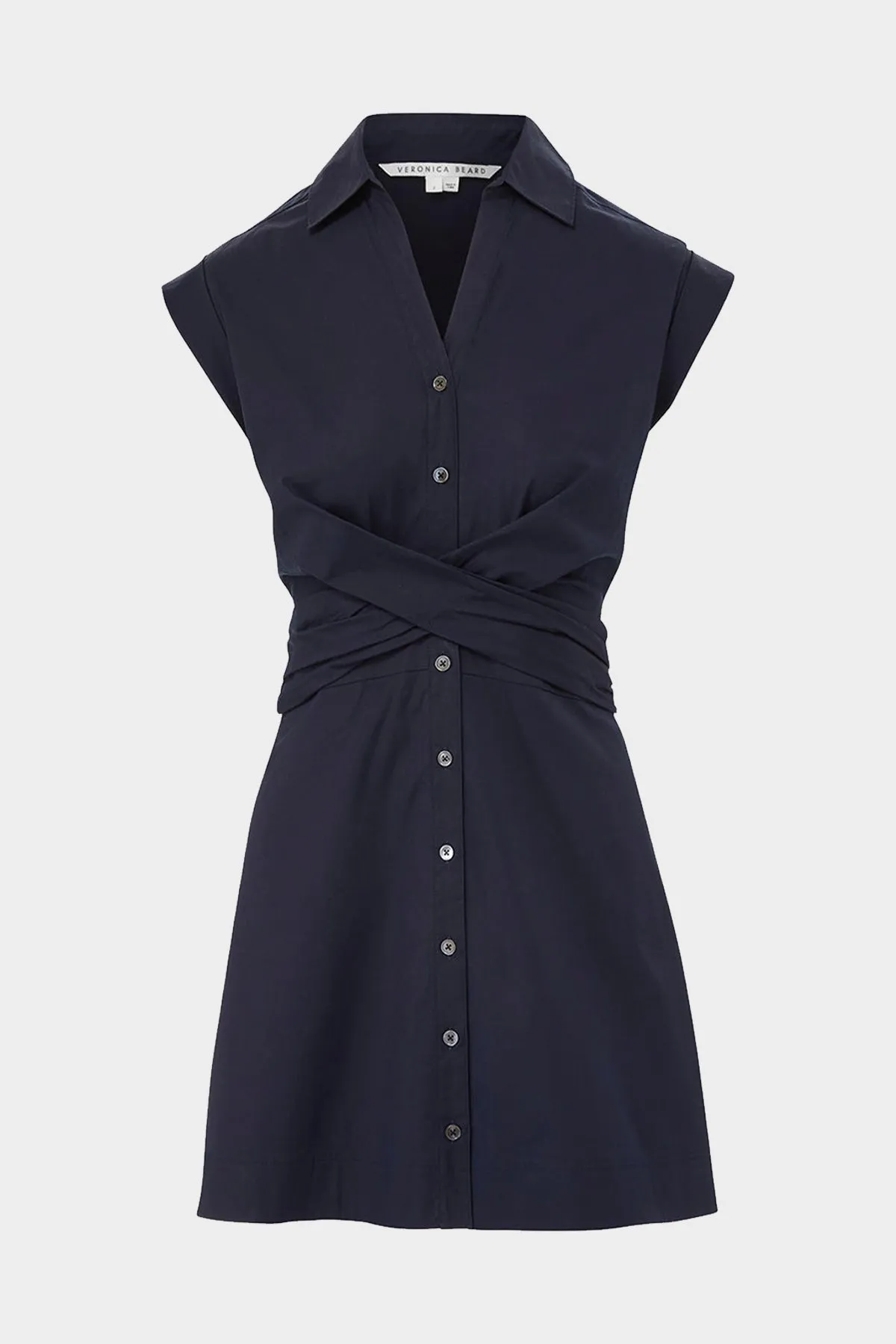 Nagano Shirtdress in Navy