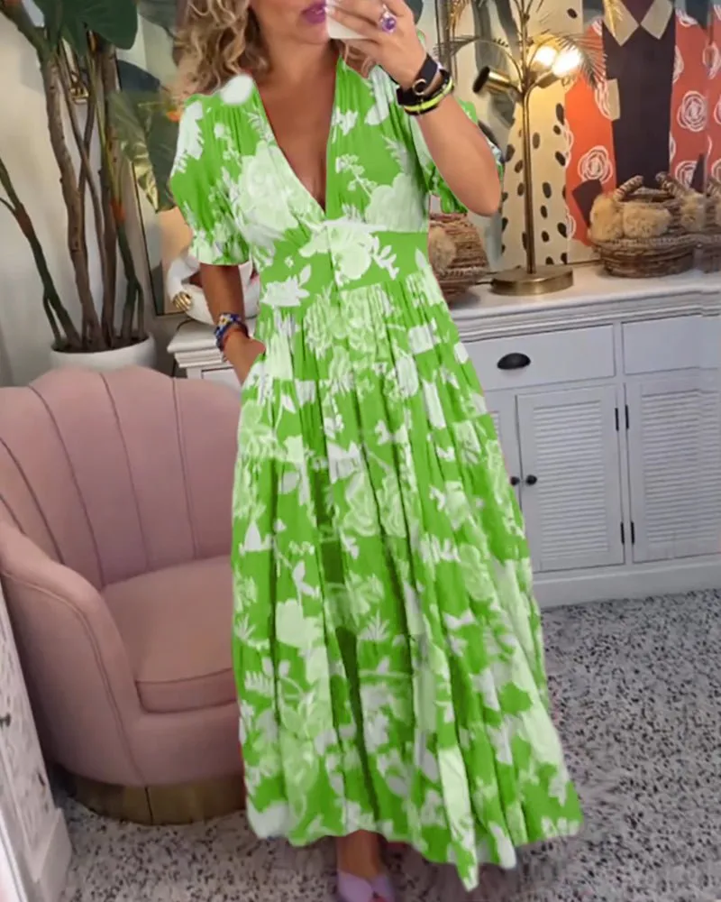 Opaline - Flounce Design Woman's Summer Dress