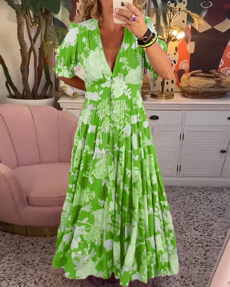 Opaline - Flounce Design Woman's Summer Dress