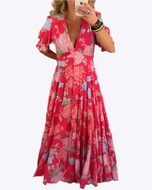 Opaline - Flounce Design Woman's Summer Dress