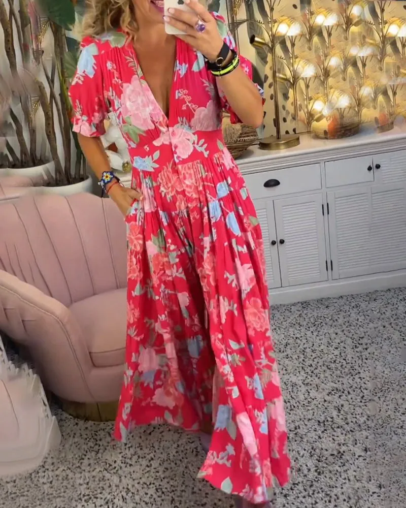 Opaline - Flounce Design Woman's Summer Dress