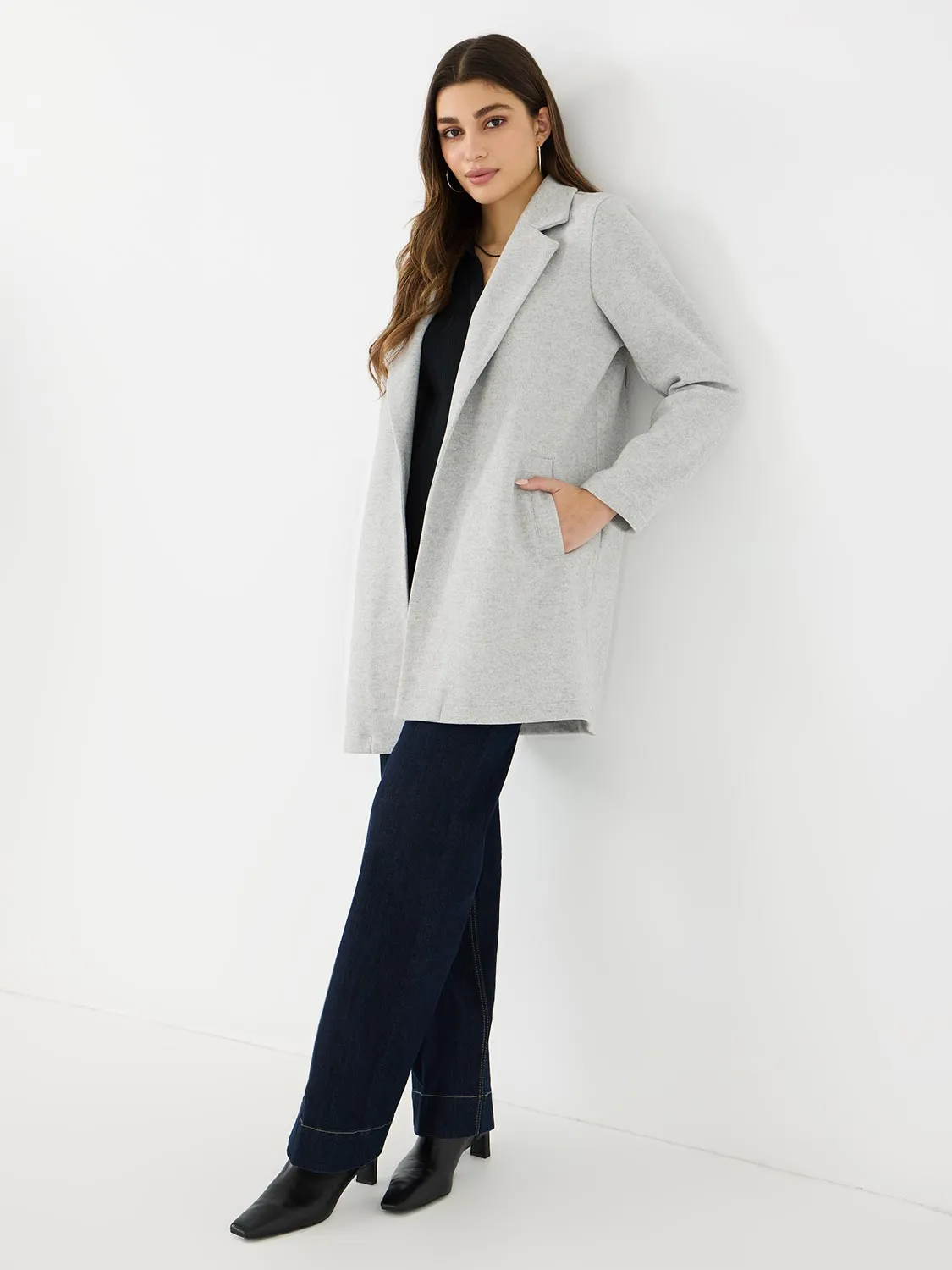 Open-Front Car Coat
