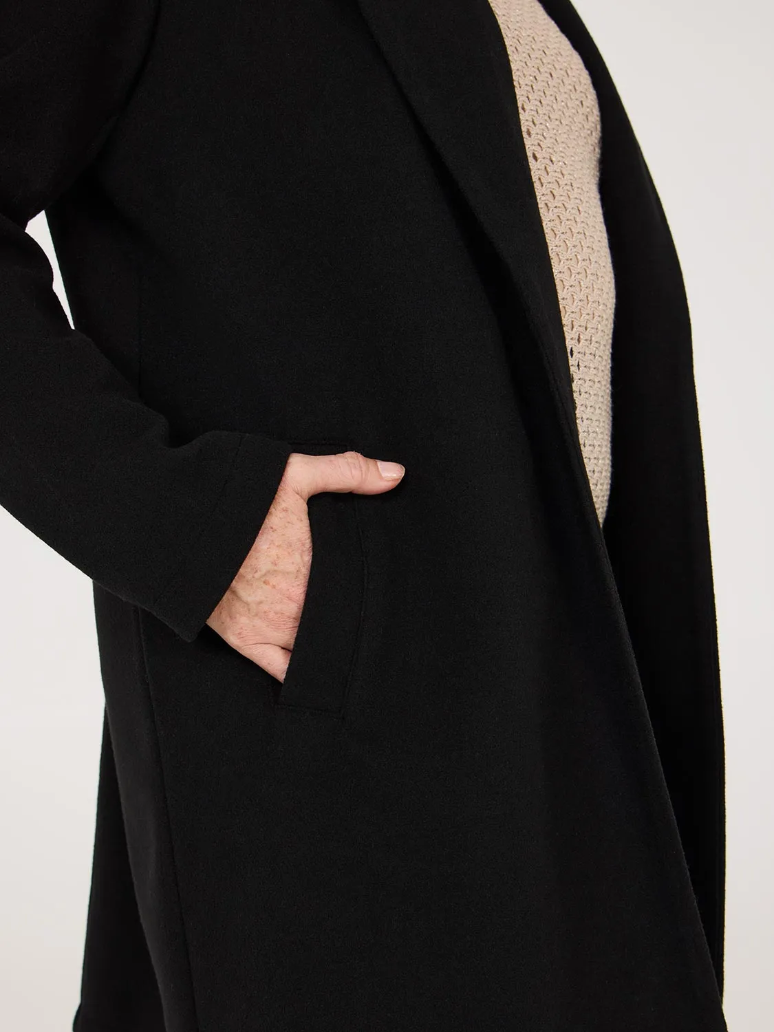 Open-Front Car Coat