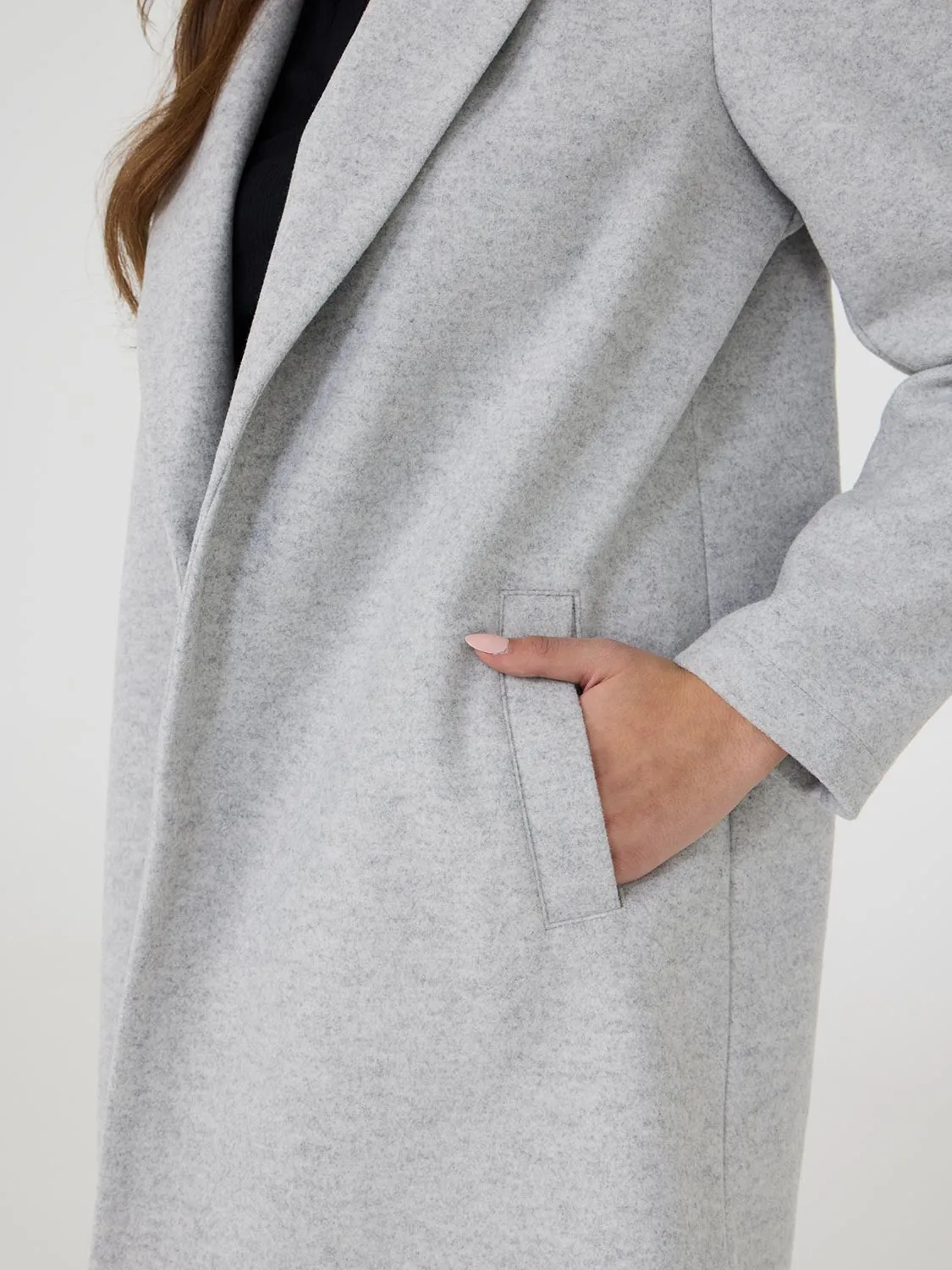 Open-Front Car Coat
