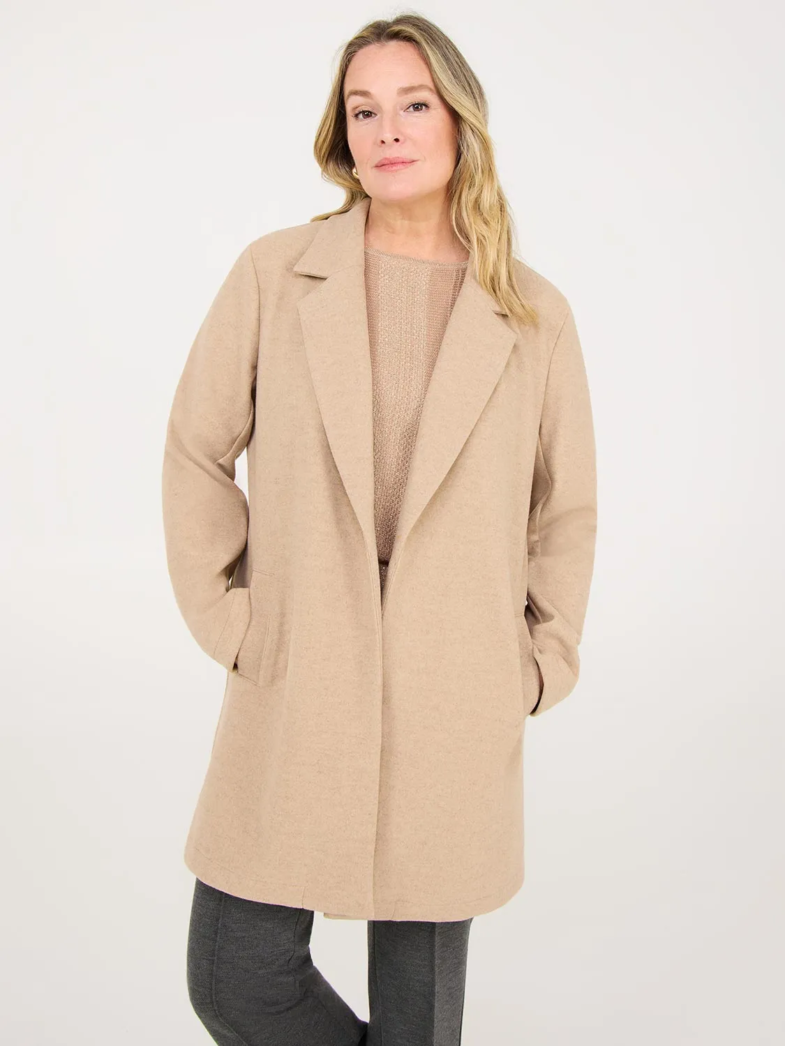 Open-Front Car Coat