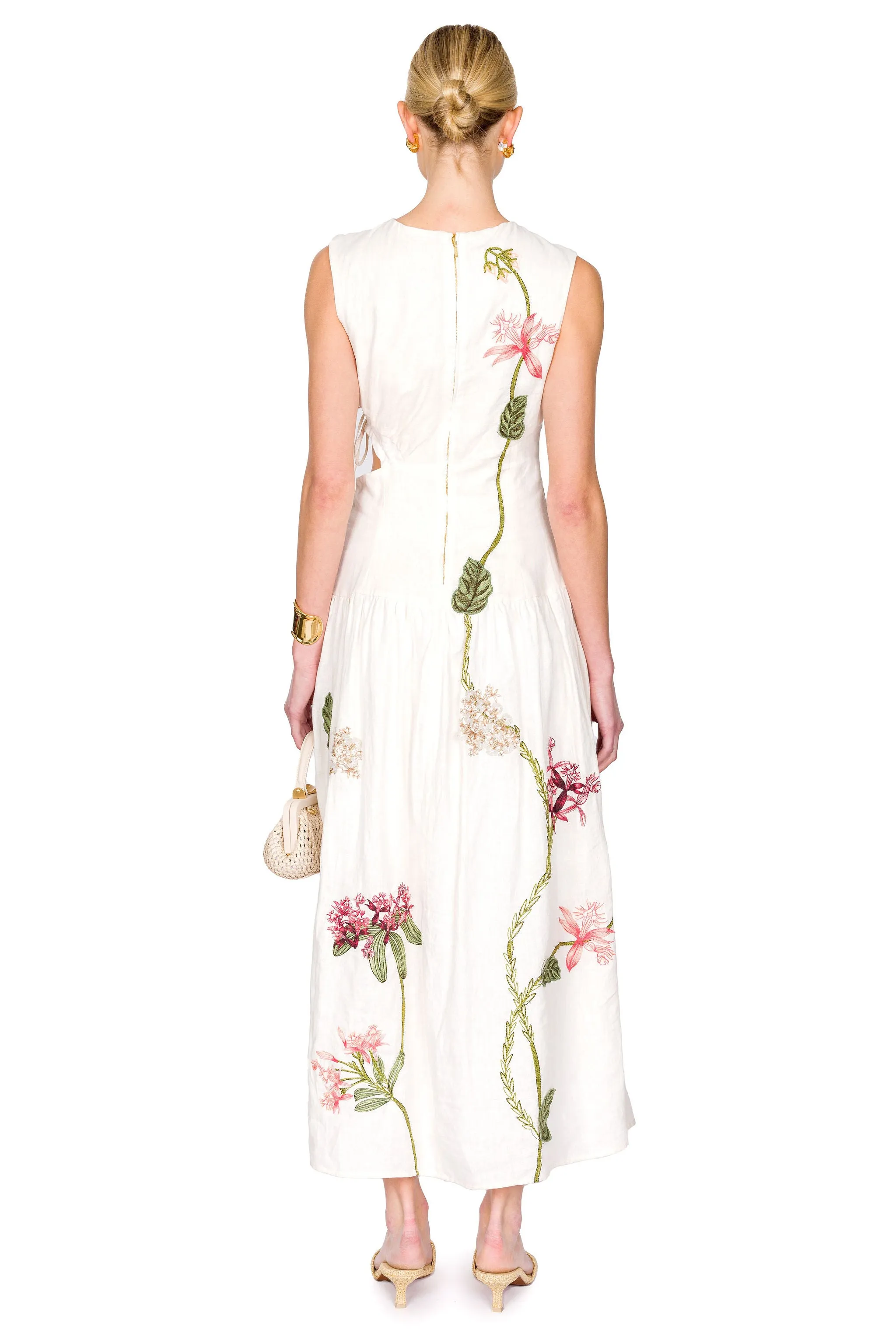 Otoño Orquidea Maxi Dress