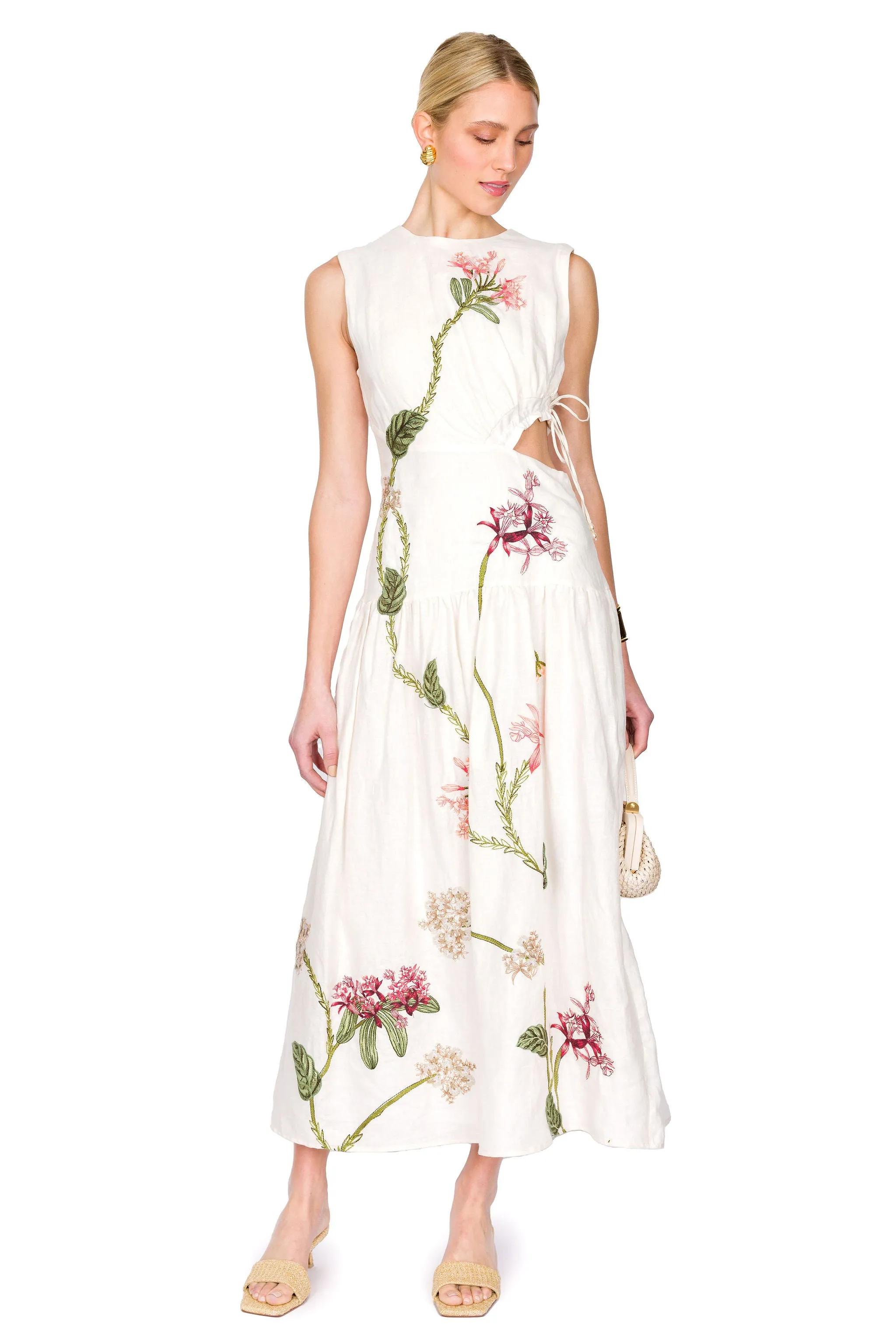 Otoño Orquidea Maxi Dress