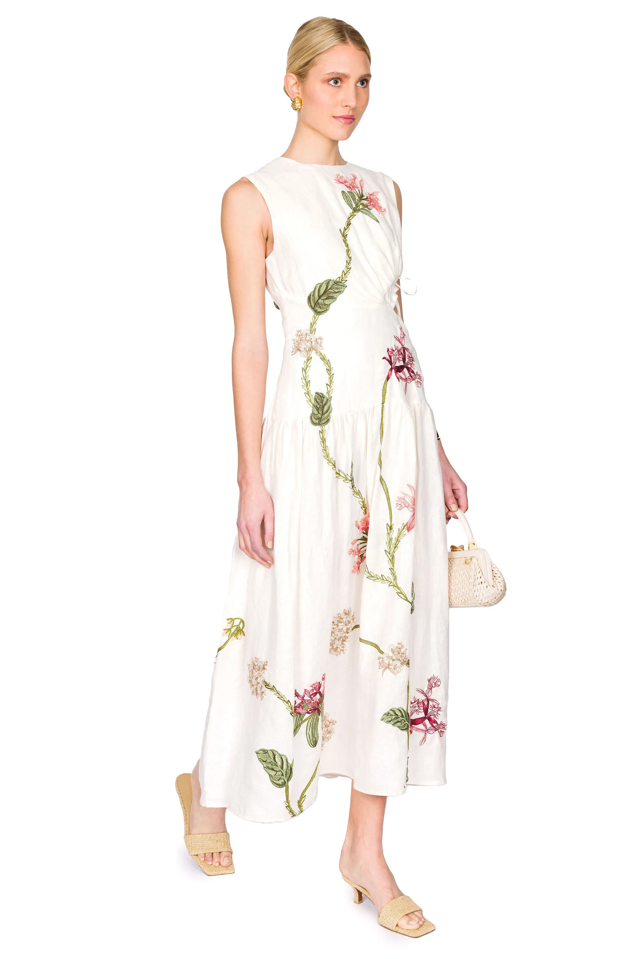 Otoño Orquidea Maxi Dress