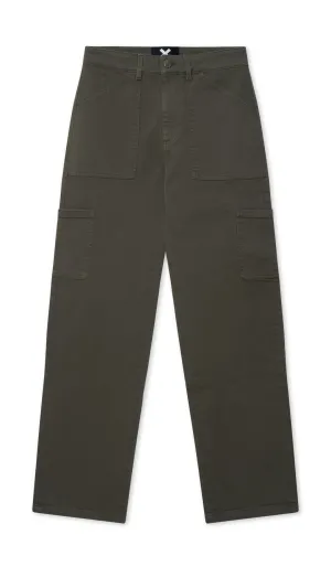 PANTALÓN CARGO MUJER HEART CAQUI
