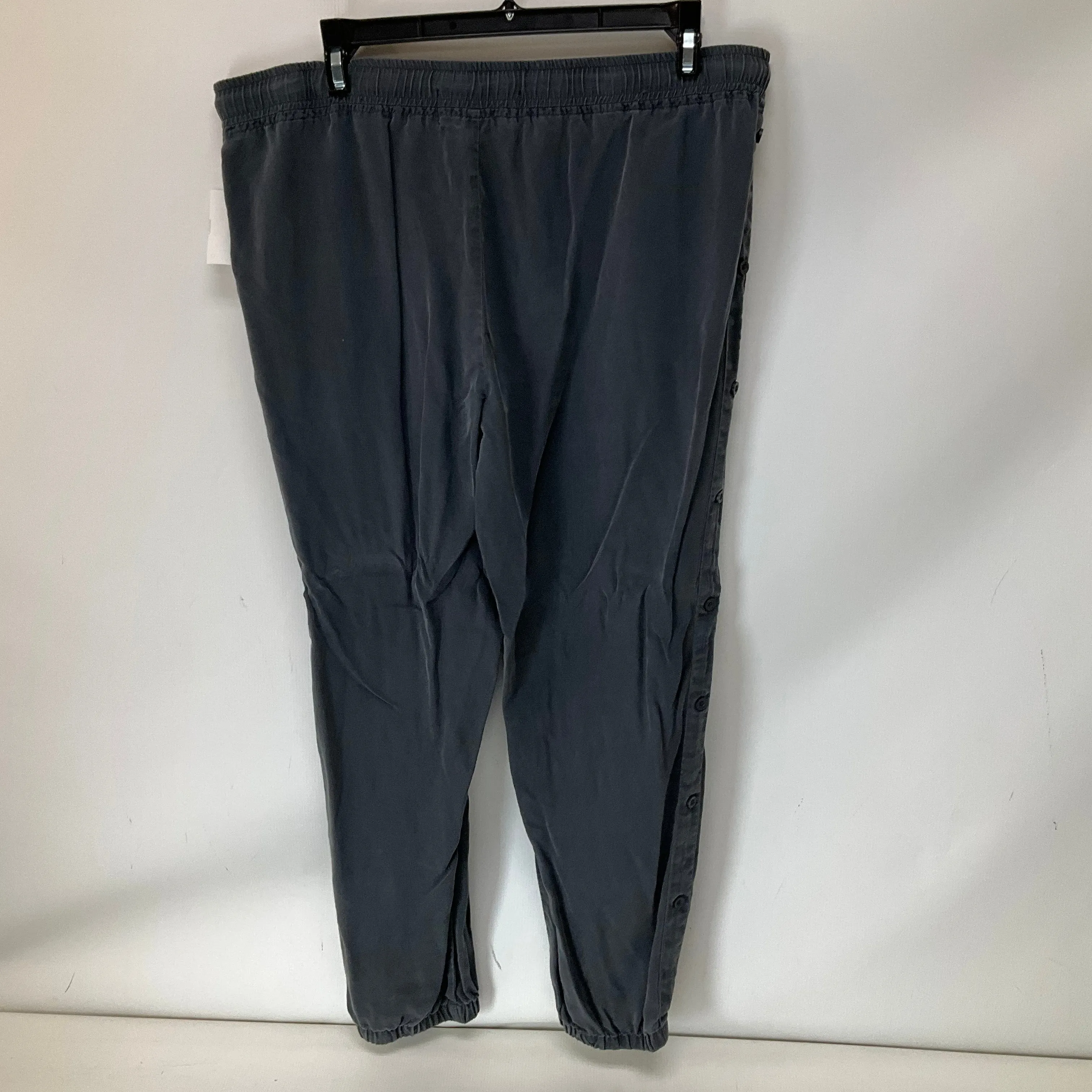 Pants Linen By Cloth & Stone In Grey, Size: M