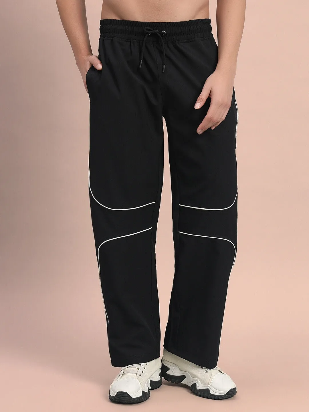 PARABOLIC PARACHUTE CARGO PANTS (BLACK)