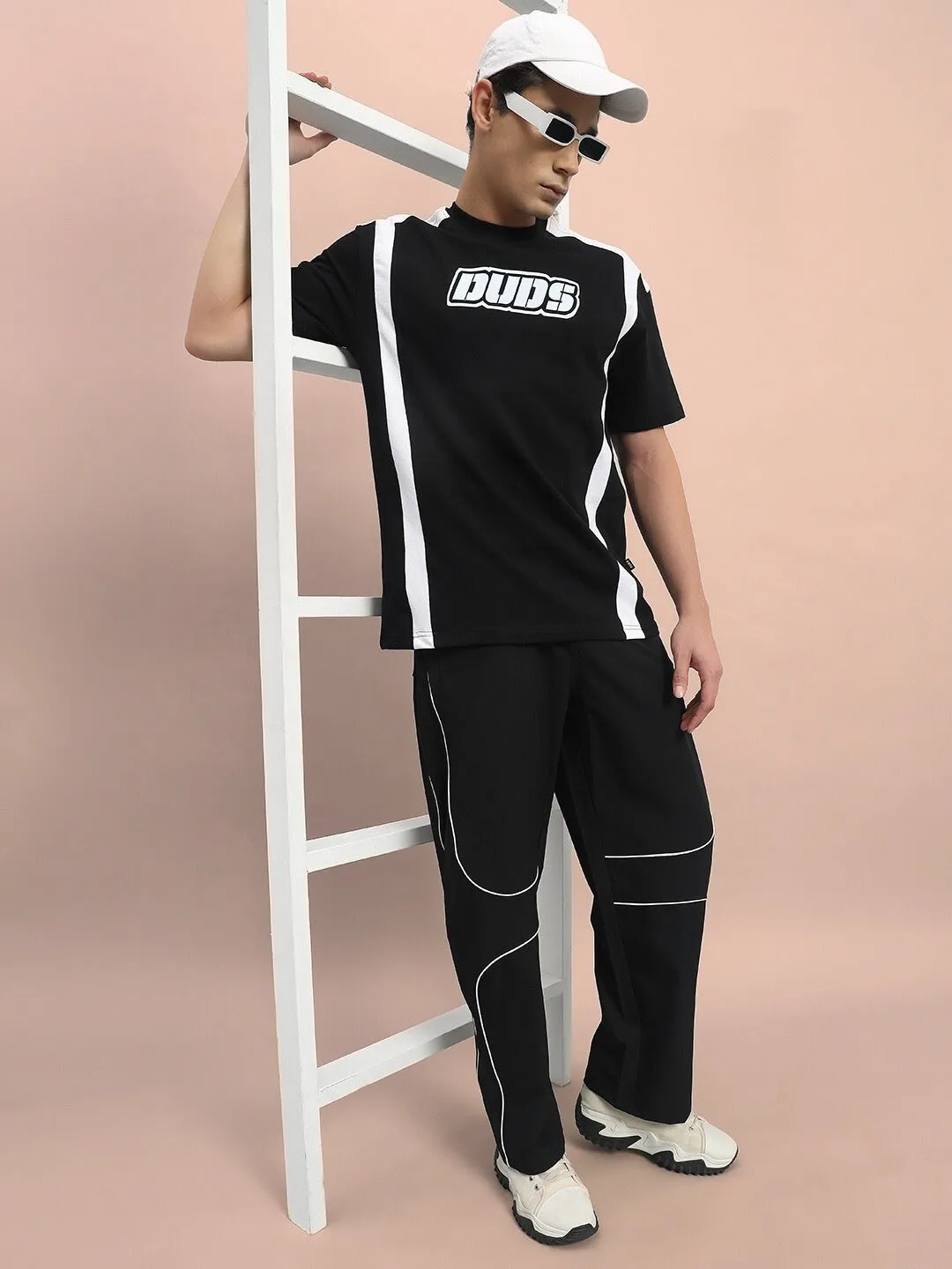 PARABOLIC PARACHUTE CARGO PANTS (BLACK)