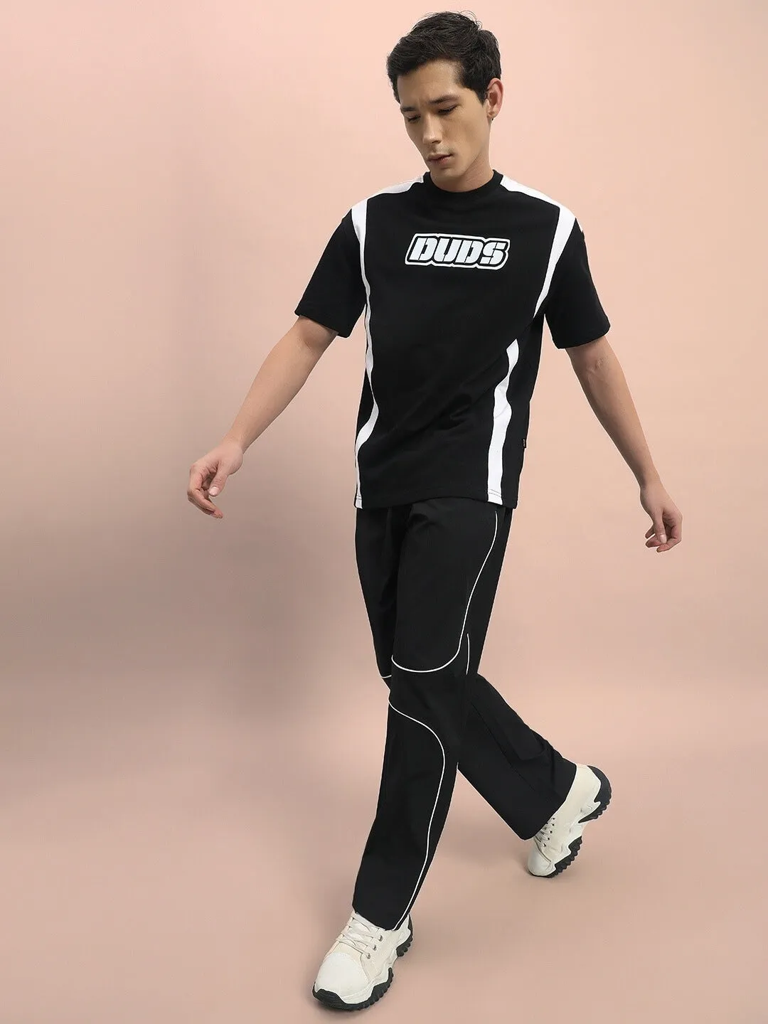 PARABOLIC PARACHUTE CARGO PANTS (BLACK)
