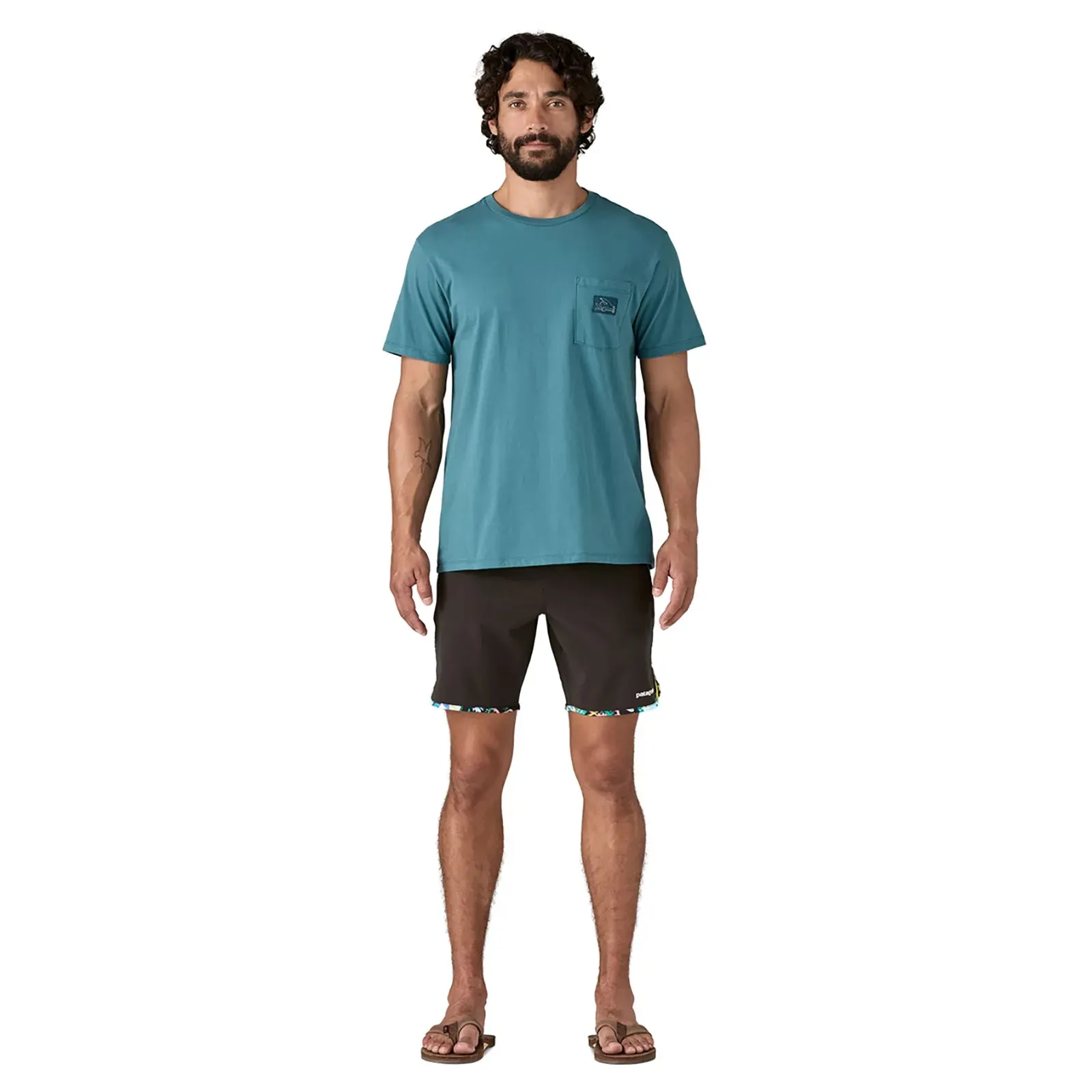 Patagonia Men's Hydropeak Side Shore Boardshorts 18" - UNBL
