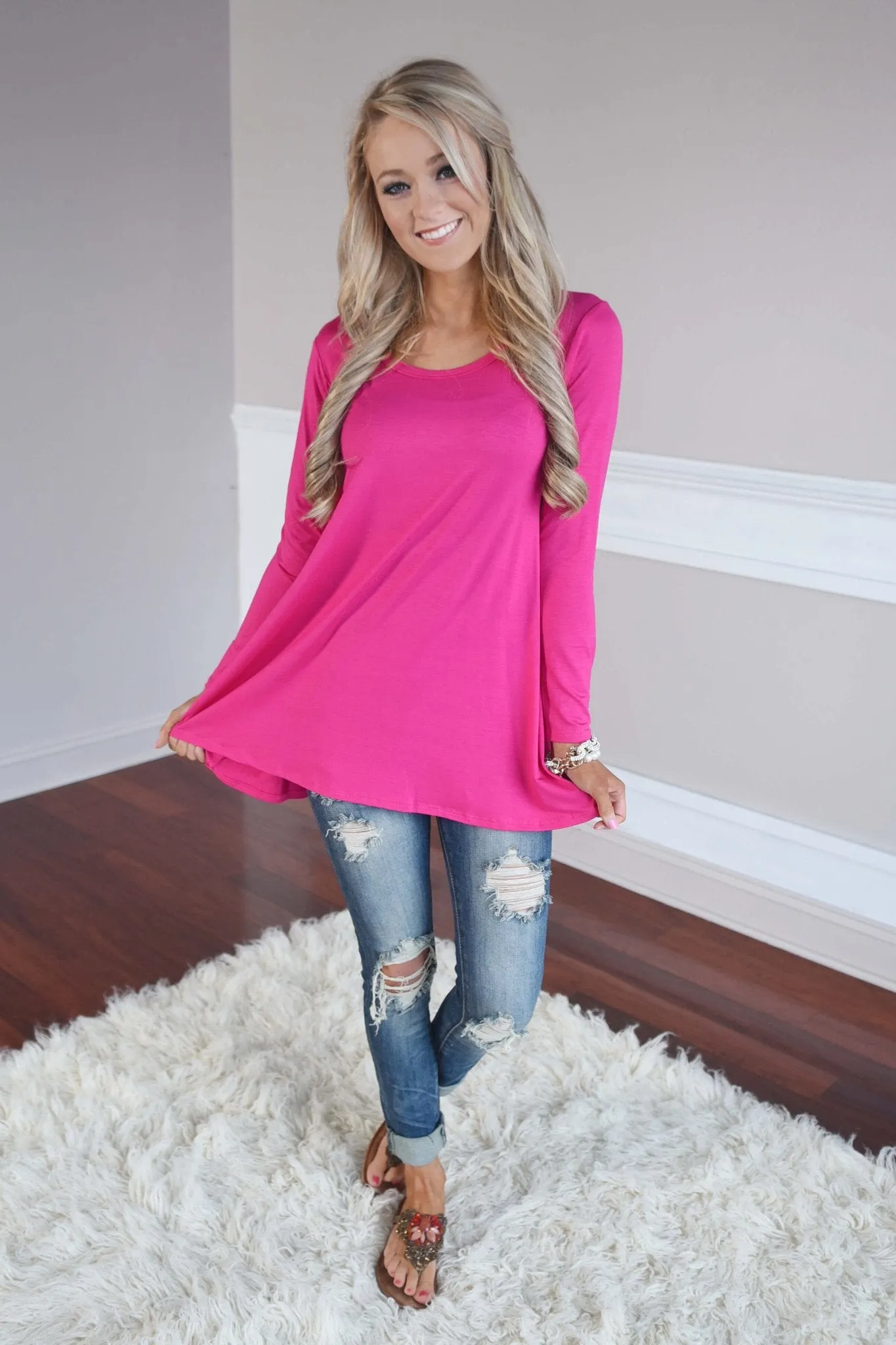 Pink Piko Top