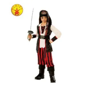 Pirate Boy Costume Size Large