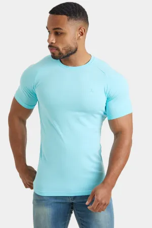 Premium Muscle Fit T-Shirt in Ocean Blue