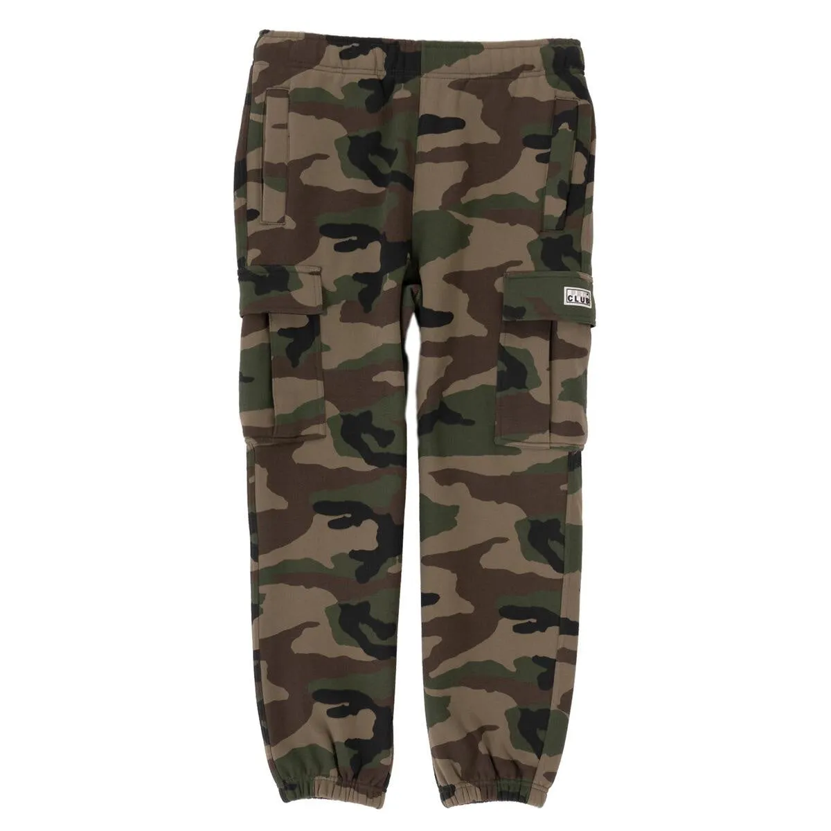 Pro Club Tapered Fleece Cargo Pant - Green Camo