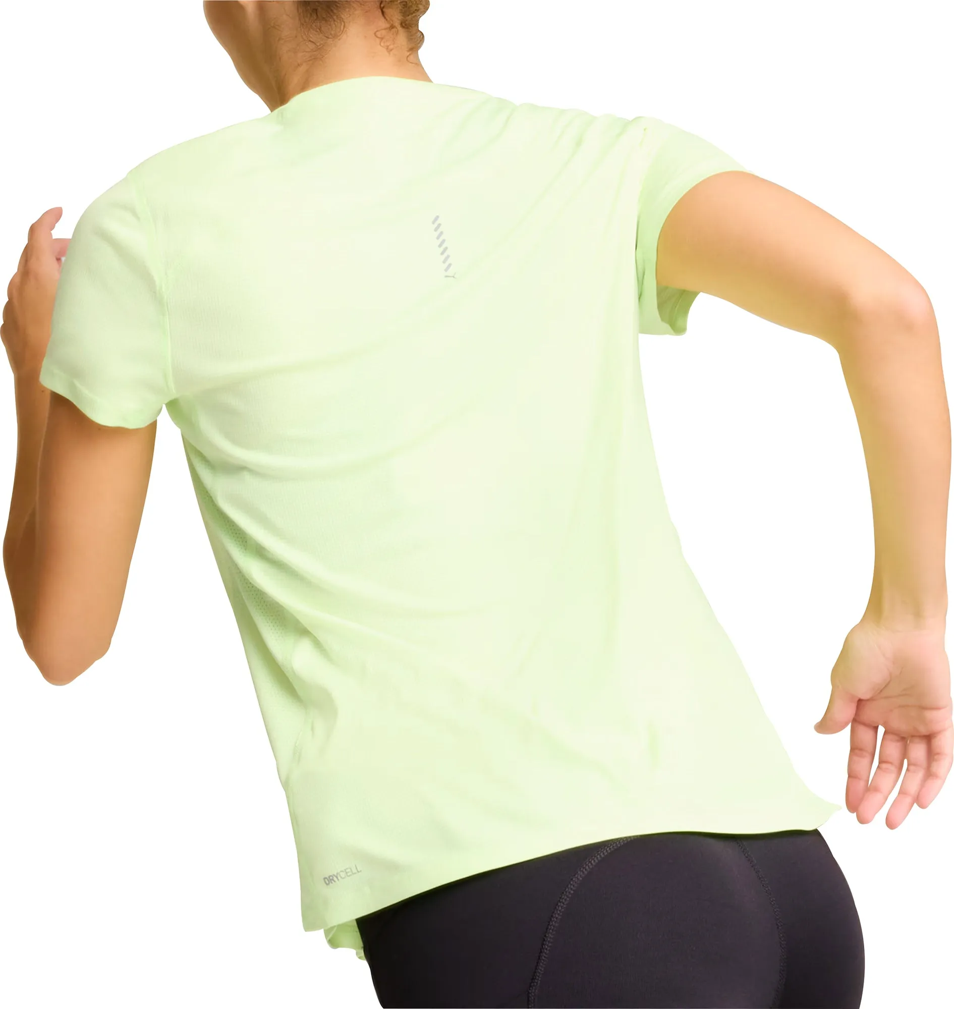 Puma Run Favourite Velocity Short Sleeve Womens Running Top - Green