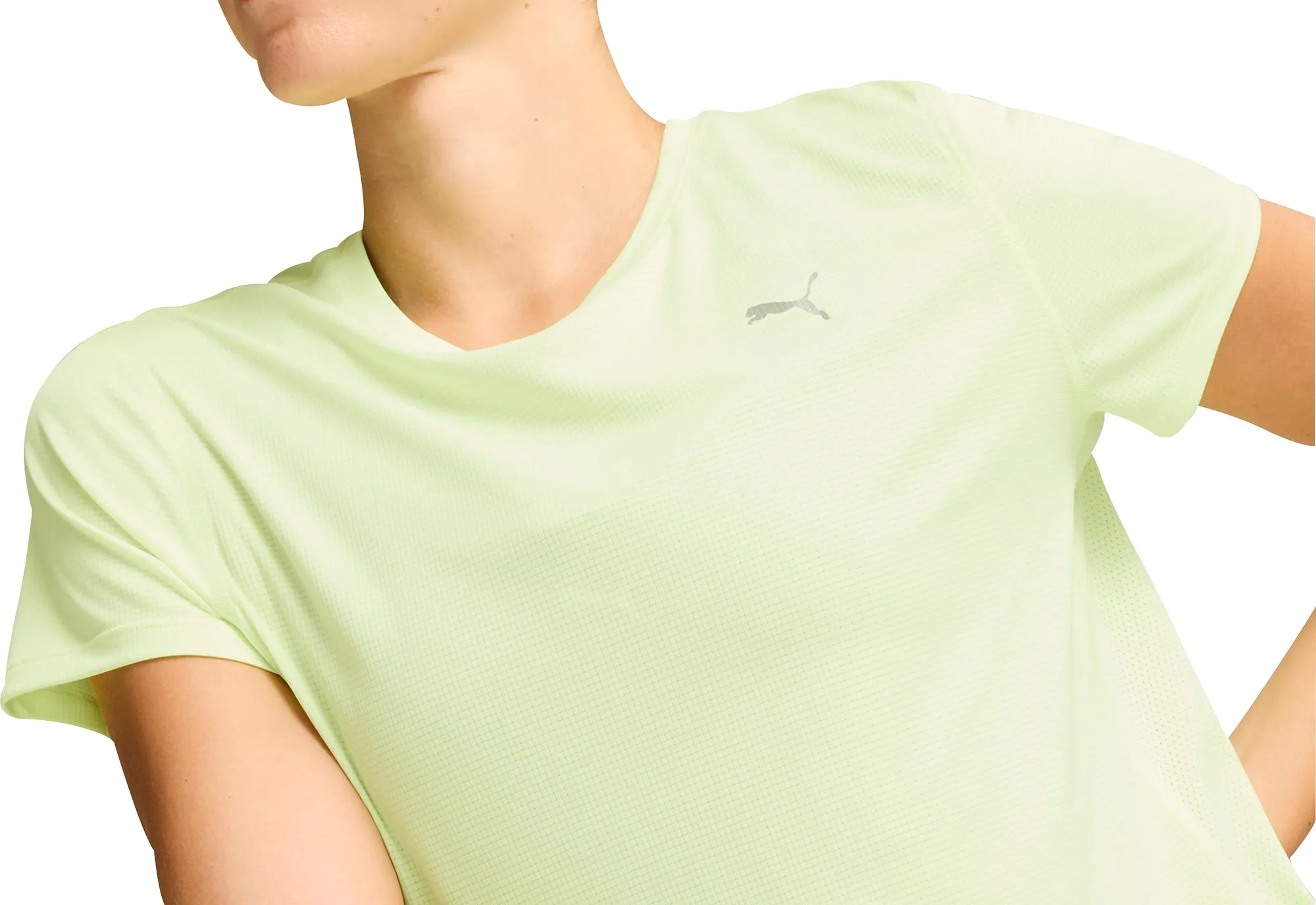 Puma Run Favourite Velocity Short Sleeve Womens Running Top - Green