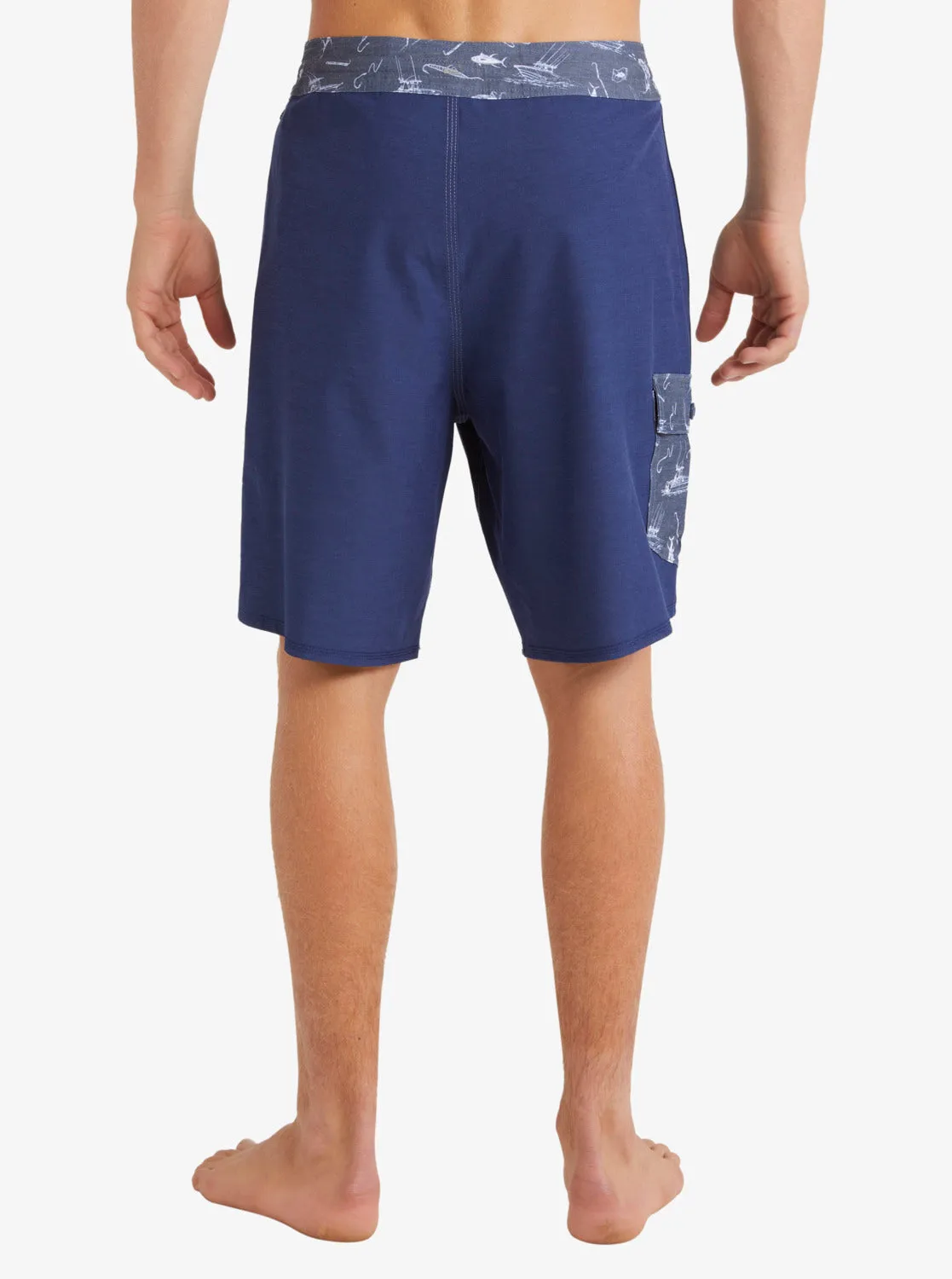 QUIKSILVER Line Spinner Boardshort - Medieval Blue