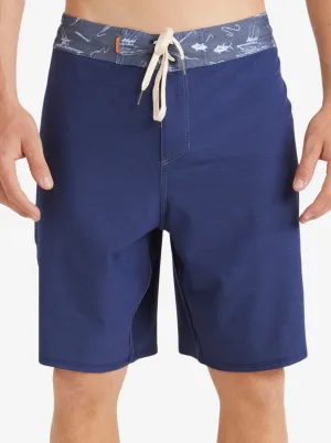 QUIKSILVER Line Spinner Boardshort - Medieval Blue