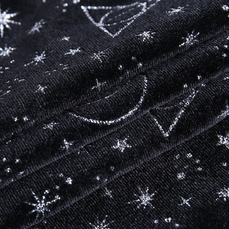 "COSMIC SUSPENDER" DRESS D071404