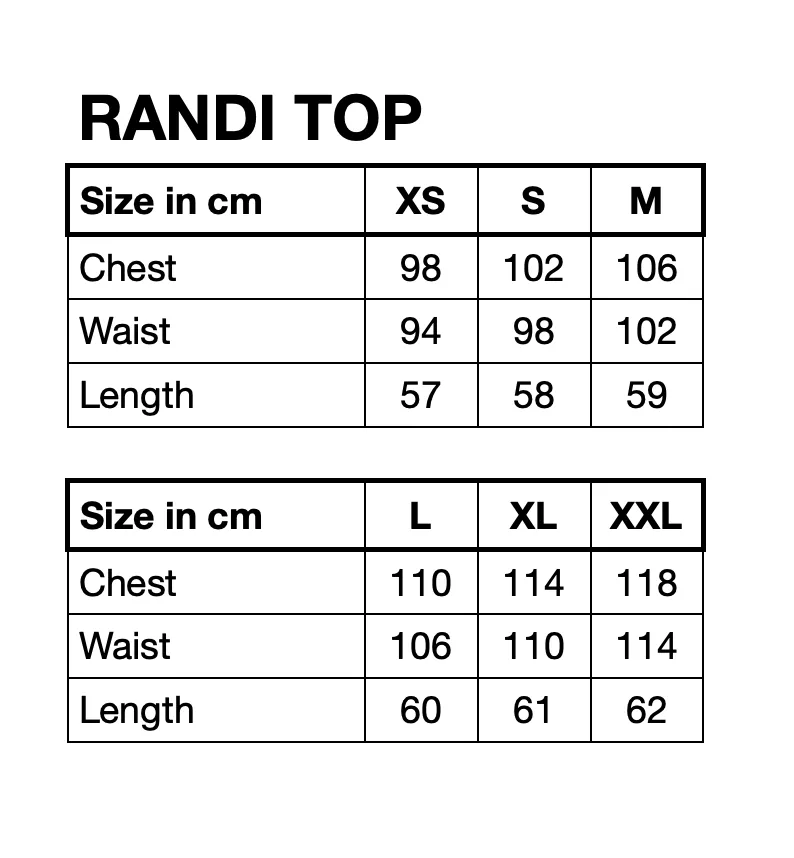 Randi Top - Green Striped